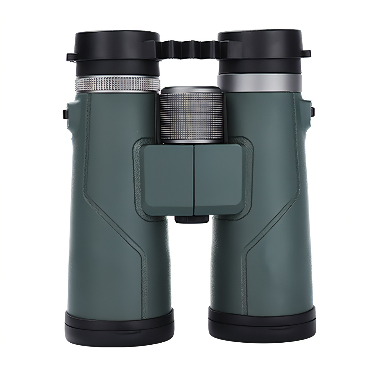 Green AuraLink Binoculars on a white background