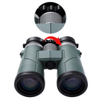 AuraLink Binoculars with a close-up of the focus wheel on a white background