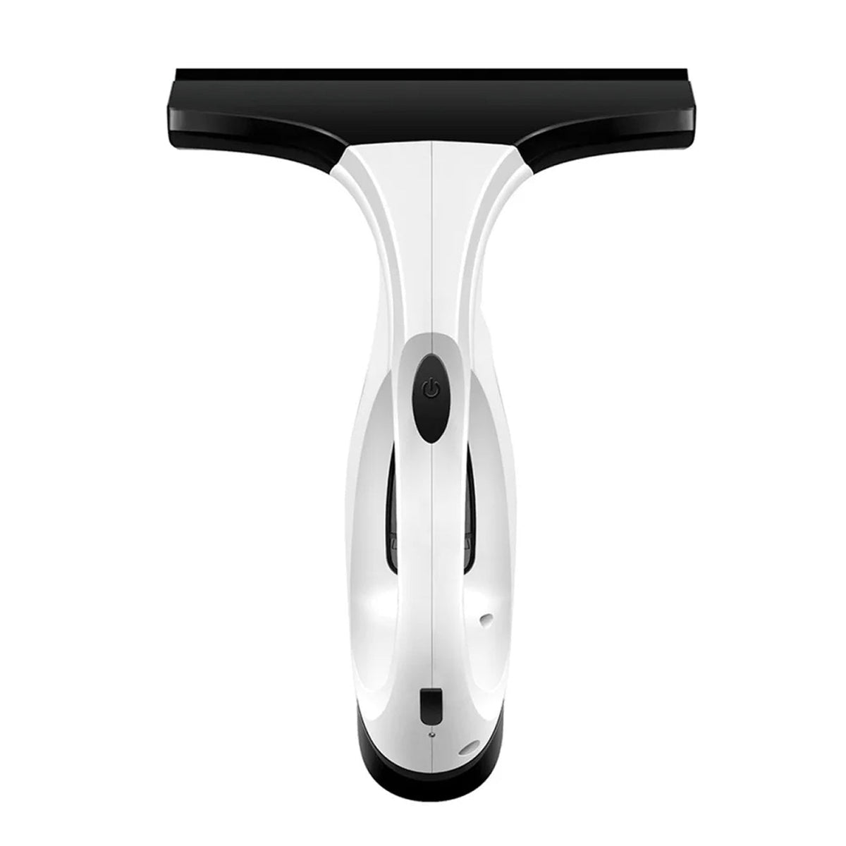 A ClearVynu Window Vacuum with a white body, black handle, and black cleaning head, shown against a solid white background.