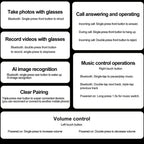 User manual or guide for a device with various functions listed on a white background