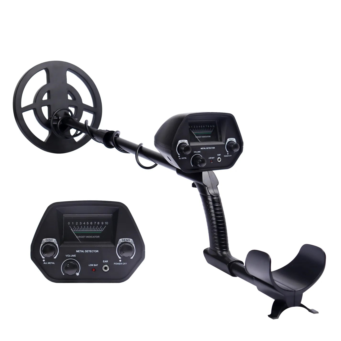 Evove Metal Detector with a clear background