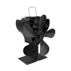 Black Ferviax Stove Fan on a white background