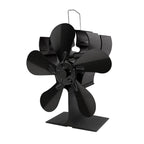 Black Ferviax Stove Fan on a white background