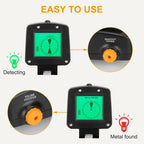 Finderoox Metal Detector with sensitivity control and detecting functions on a white background
