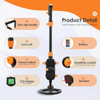 Finderoox Metal Detector with features highlighted on a white background