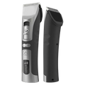 FuriCutx Dog Hair Clipper with charging dock on a white background