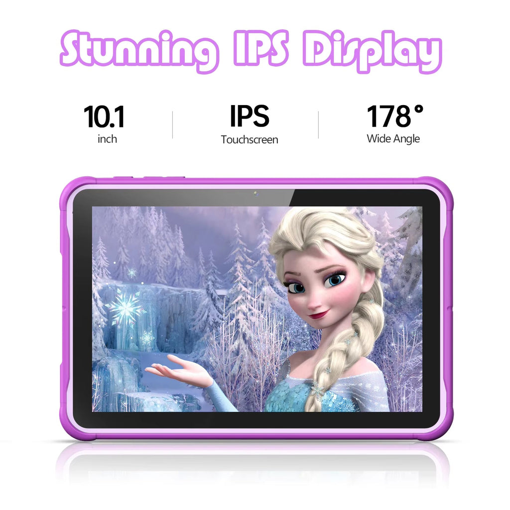 GeniFirt Tablet with a Frozen-themed display on a white background