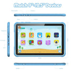 GeniFirt Tablet with blue casing and app icons on a white background
