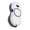 White GlideWini Robot Window Cleaner device with gray padding on a white background