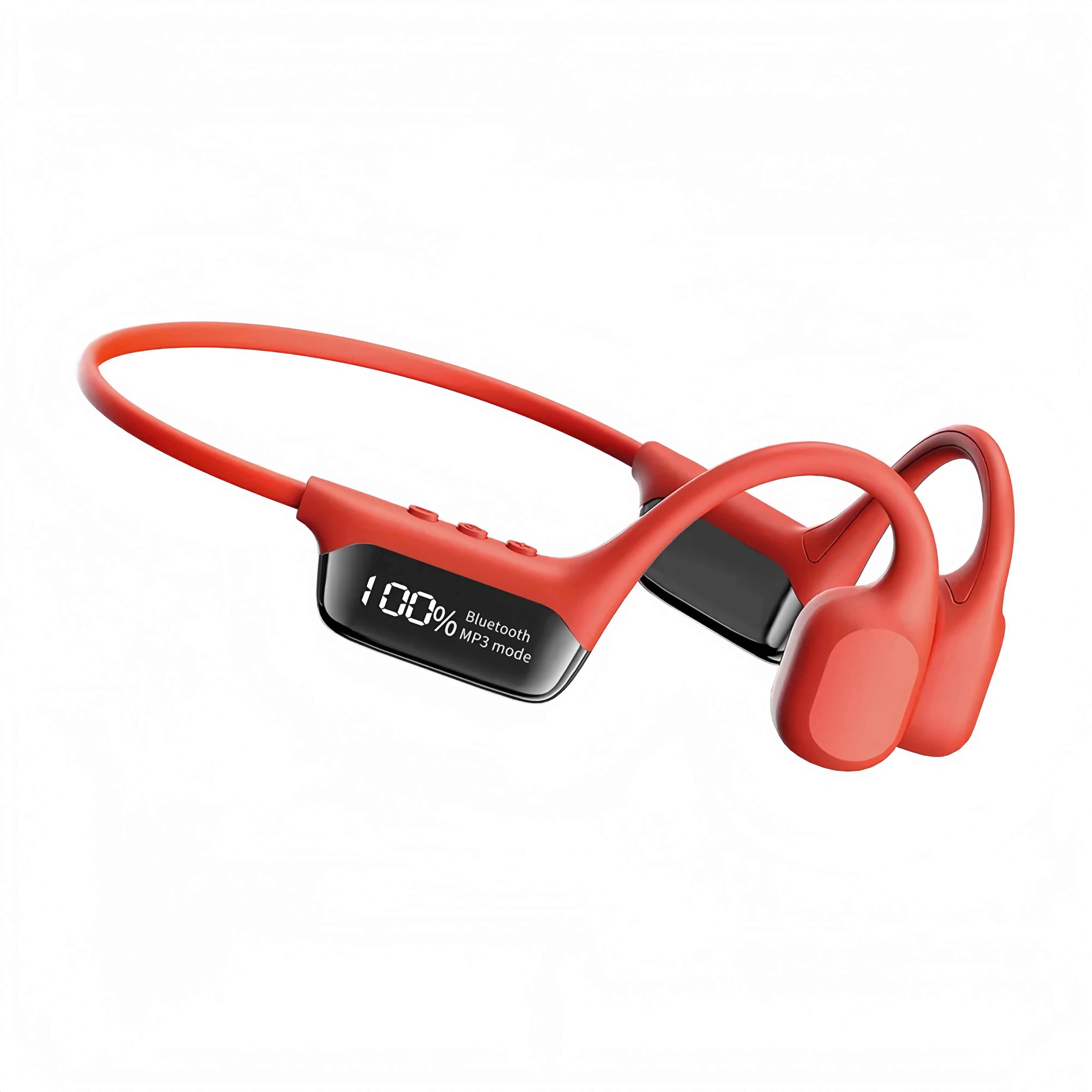 Vakoda OpenRun Pro 2 Bone Conduction Headphones - Red