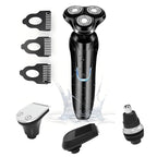 Hilio Shaver with attachments on a white background