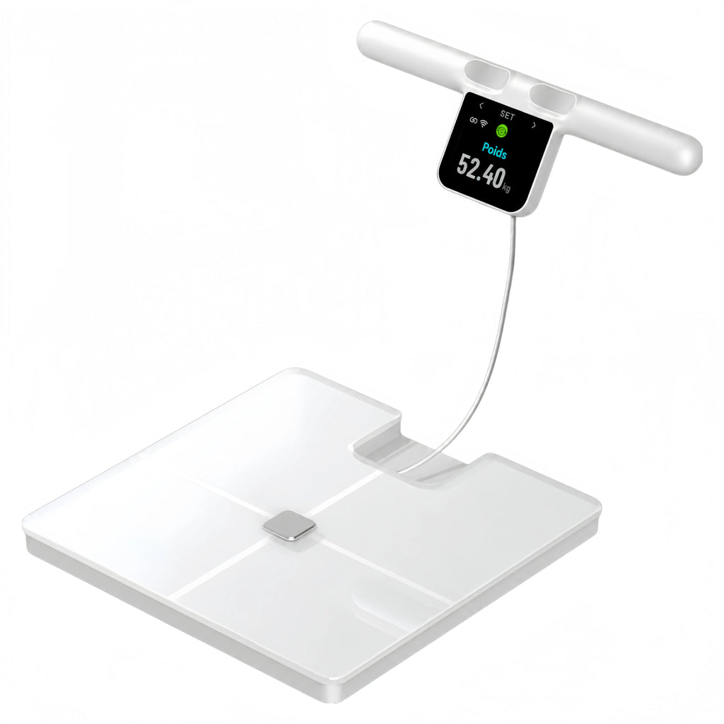 KEEPVA FitScan 8-Electrode Body Composition Scale top-down view