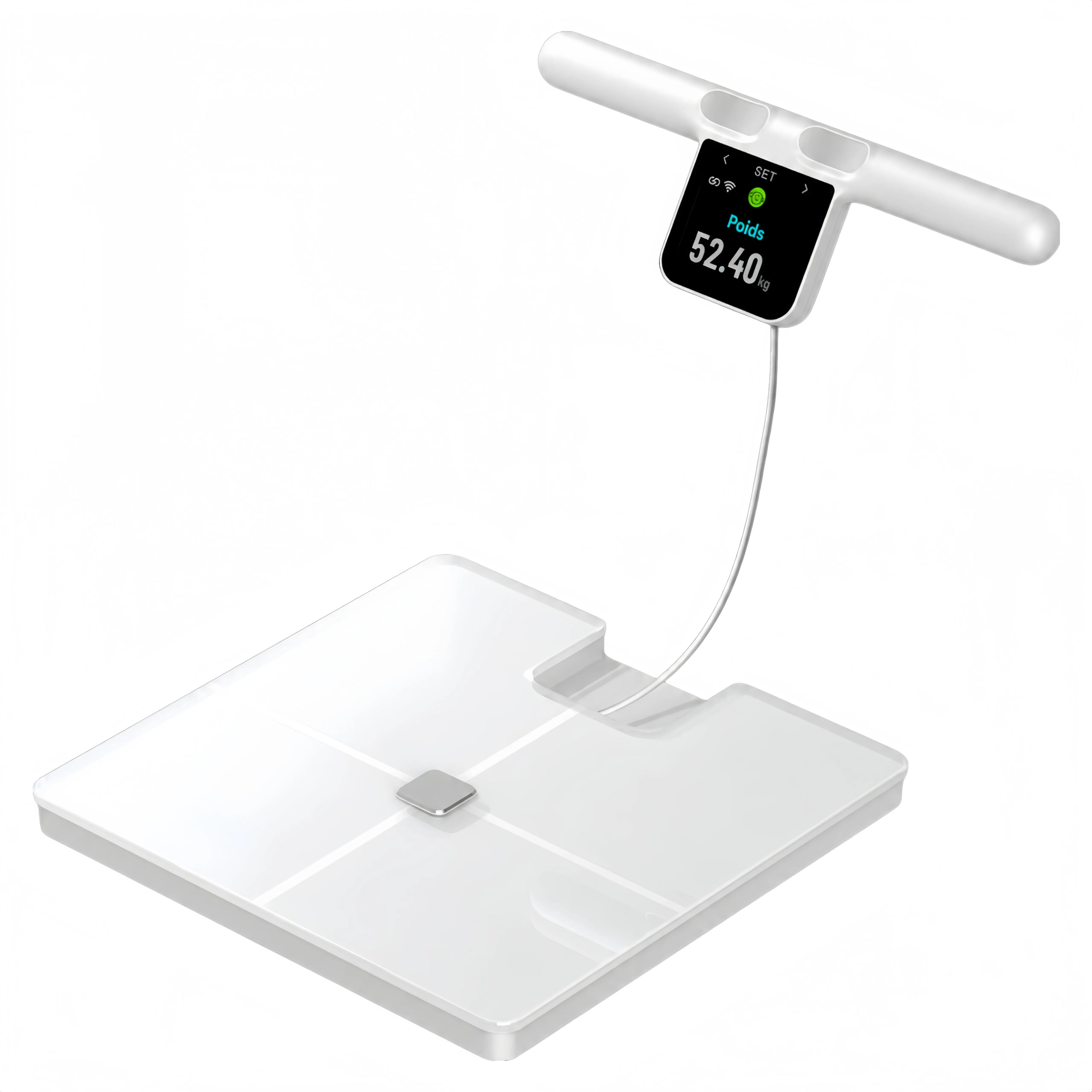 KEEPVA FitScan 8-Electrode Body Composition Scale top-down view