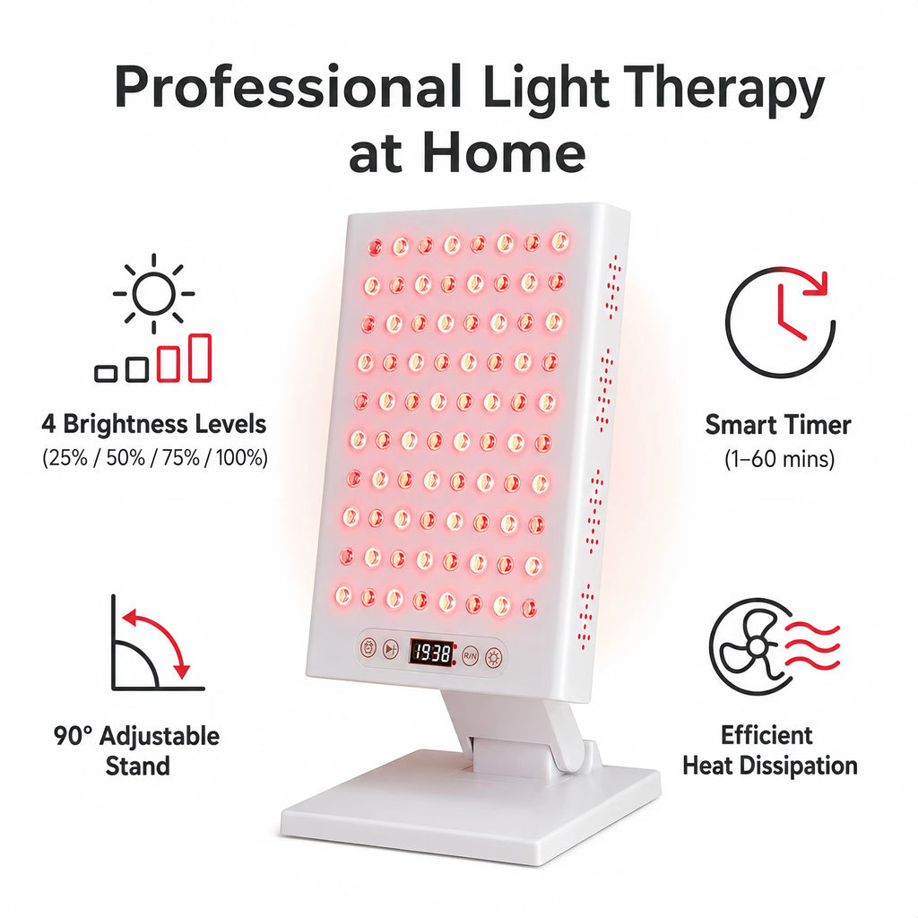 KEEPVA LumaPro 400 Red Light Therapy Panel side view