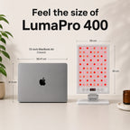 KEEPVA LumaPro 400 Red Light Therapy Panel control panel detail