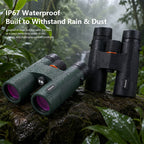 Kaisio Terra X5 ED 10x42 Binoculars angled view