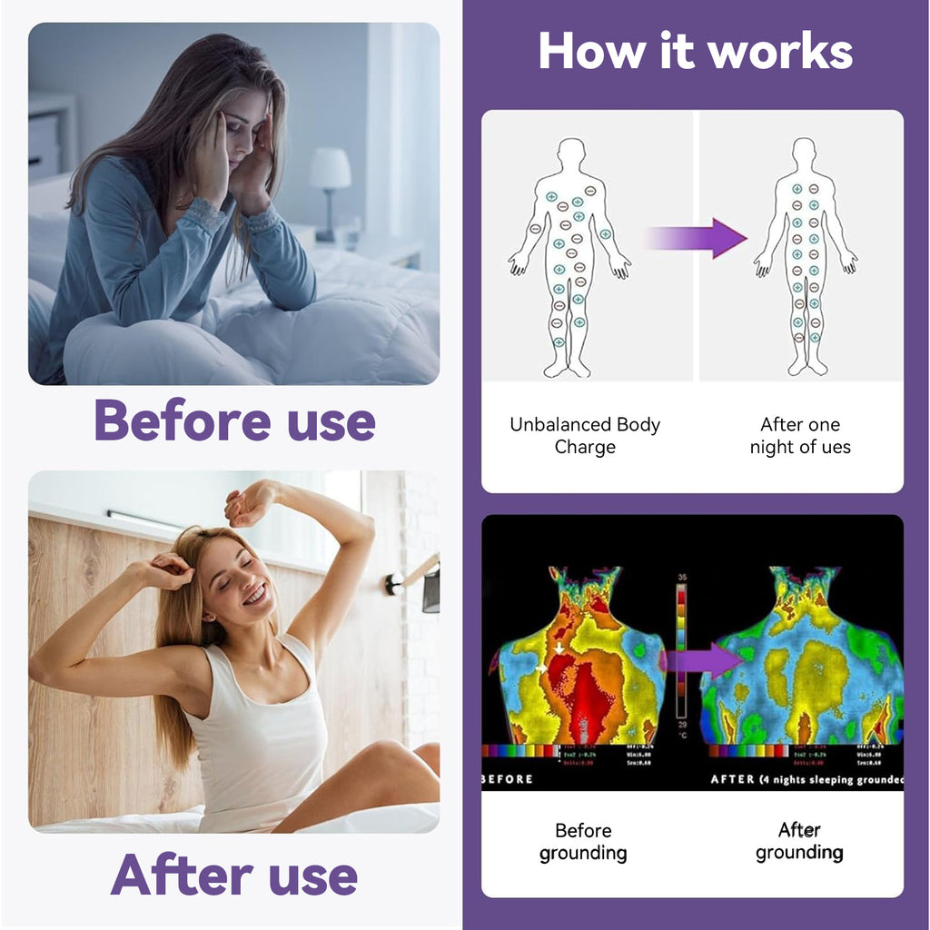 Kalvori Grounding Sheet supports better sleep