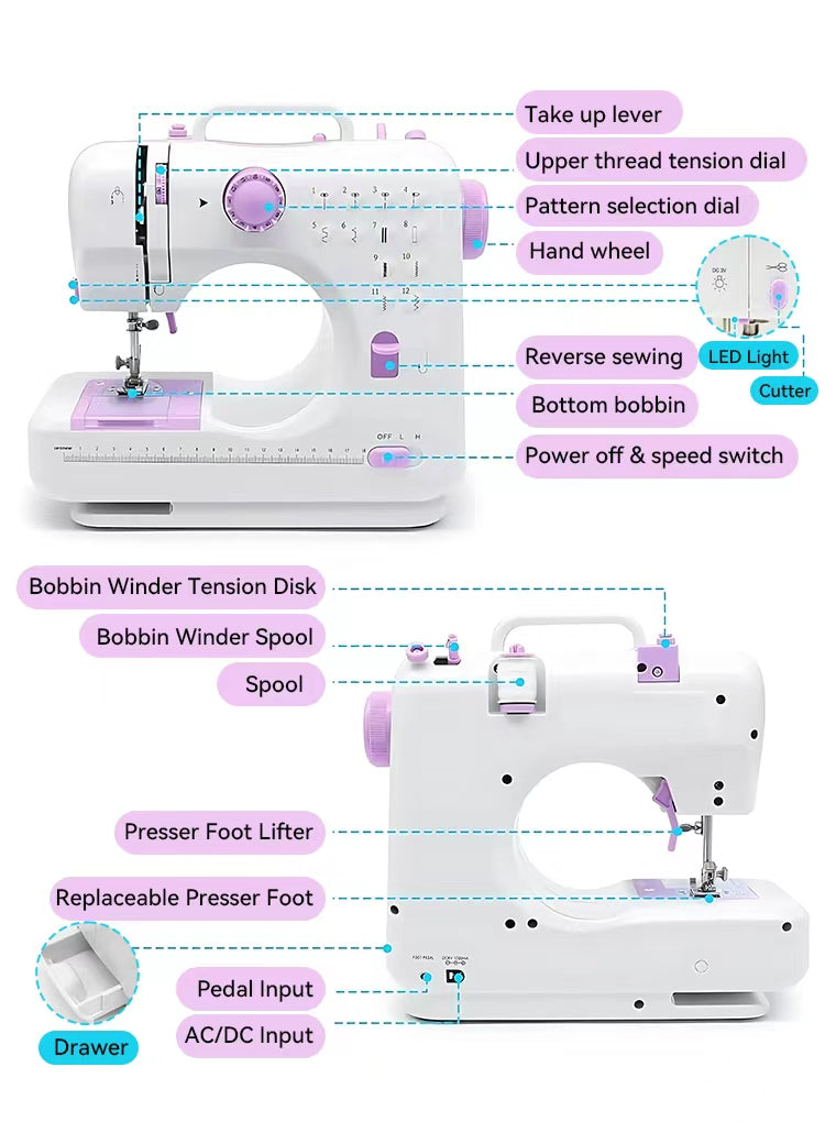 Kalvori Sewing Machine accessories included