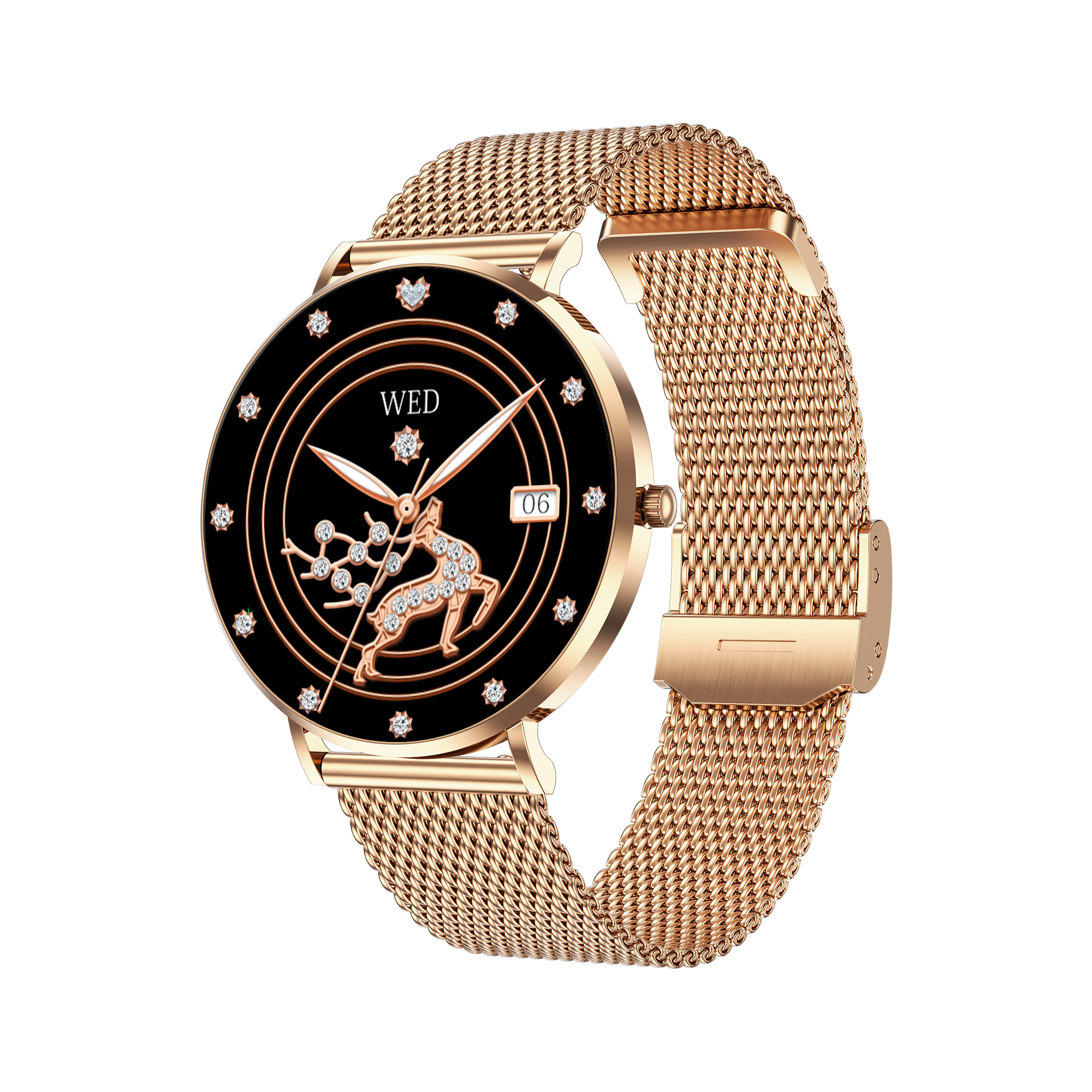 Krevont Smartwatch - Rose Gold Stainless Steel