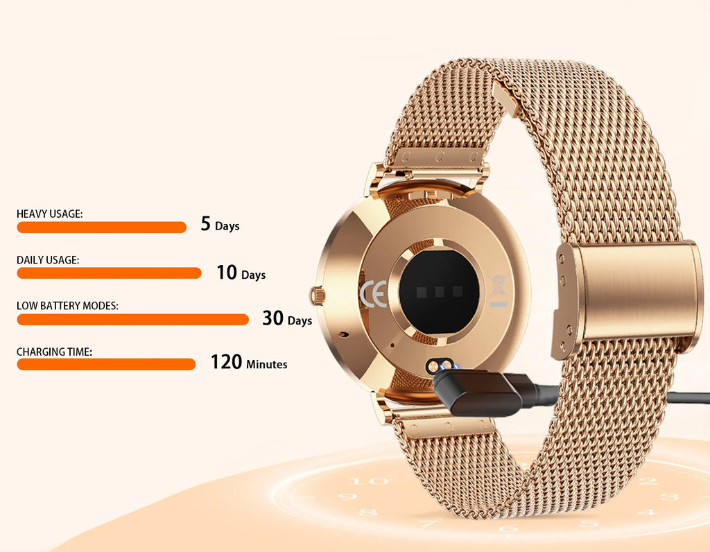 Krevont Smartwatch battery detail