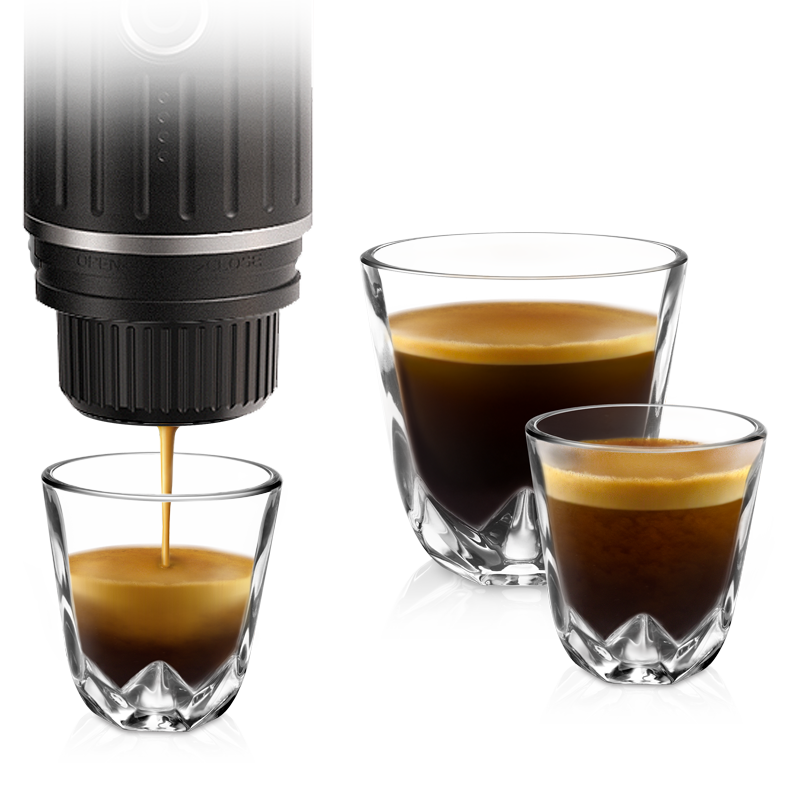 Mikoca Portable Espresso Machine capsule compartment