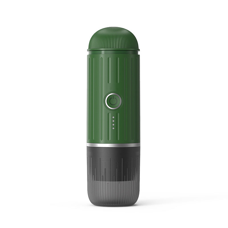 Mikoca Portable Espresso Machine brewing espresso