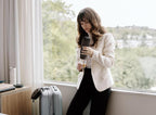 Mikoca Portable Espresso Machine used in a hotel room