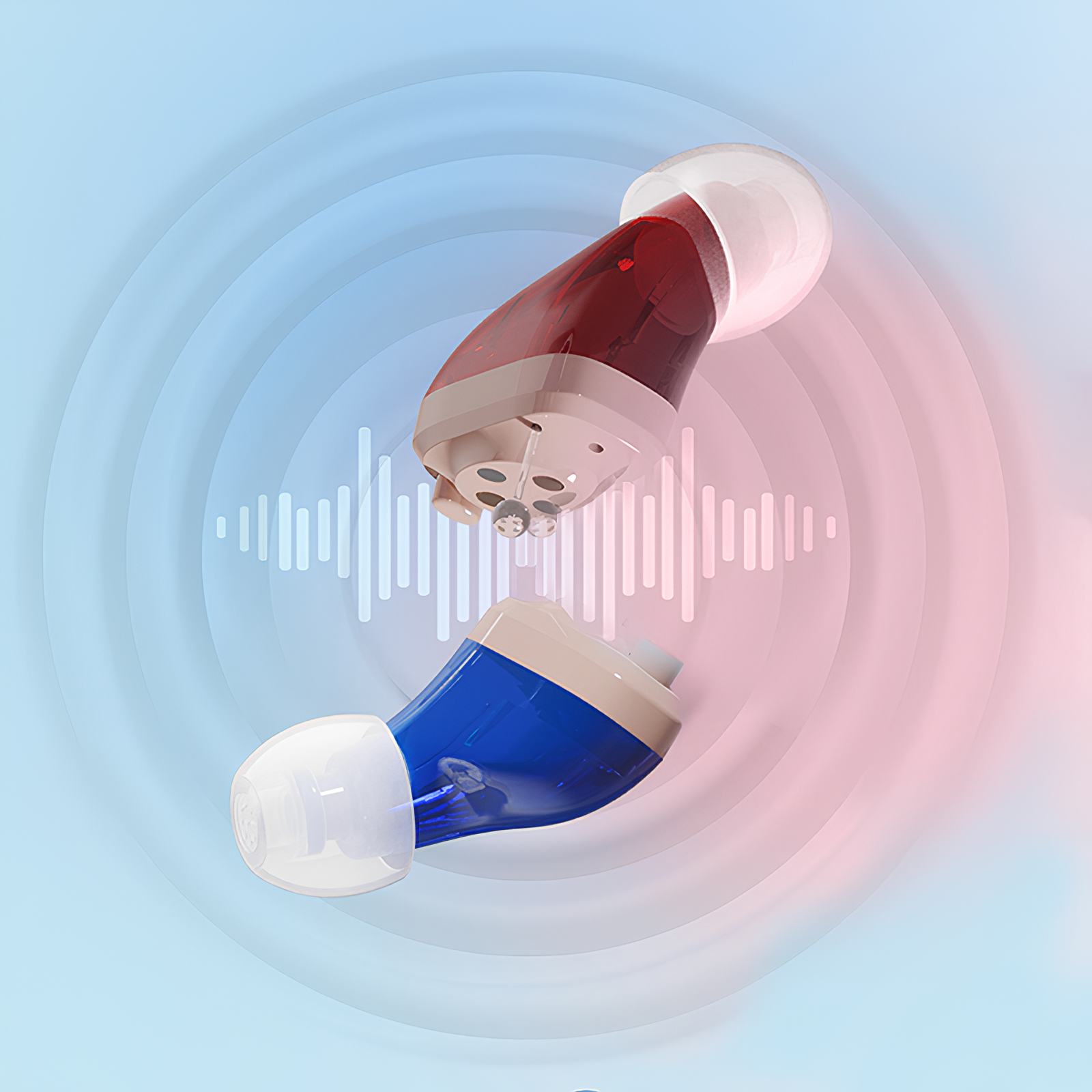Moravon CIC Hearing Aids real-time digital sound processing