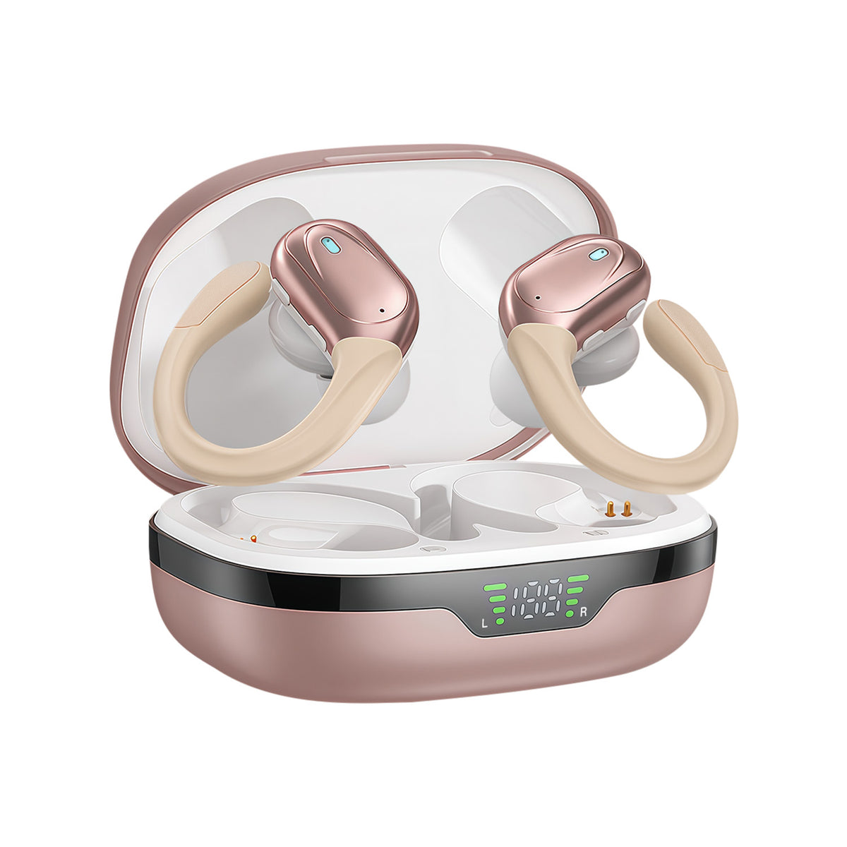 Orivana Wireless Sports Earbuds in rose gold