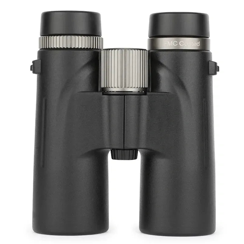 Black Nodea Orizon Binoculars with silver accents on a white background