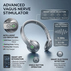 Advanced PosNervi Vagus Nerve Stimulator with features highlighted on a blue background