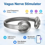 PosNervi Vagus Nerve Stimulator with features listed on a blue background