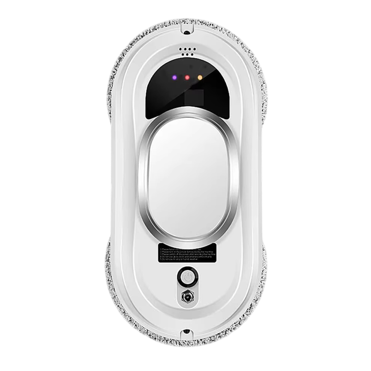 White RelleBont Robot Window Cleaner device with a circular design on a white background