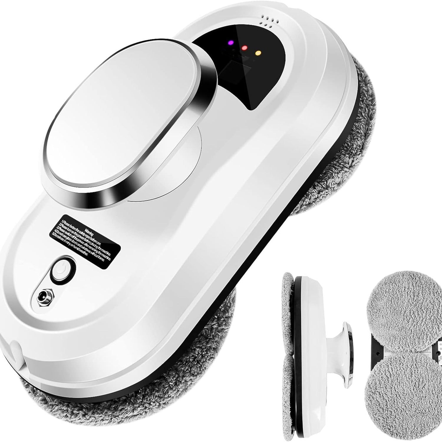 White RelleBont Robot Window Cleaner with attachments on a white background