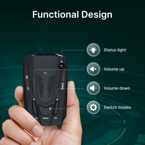 Rivelia Pro Radar Detector product view 10