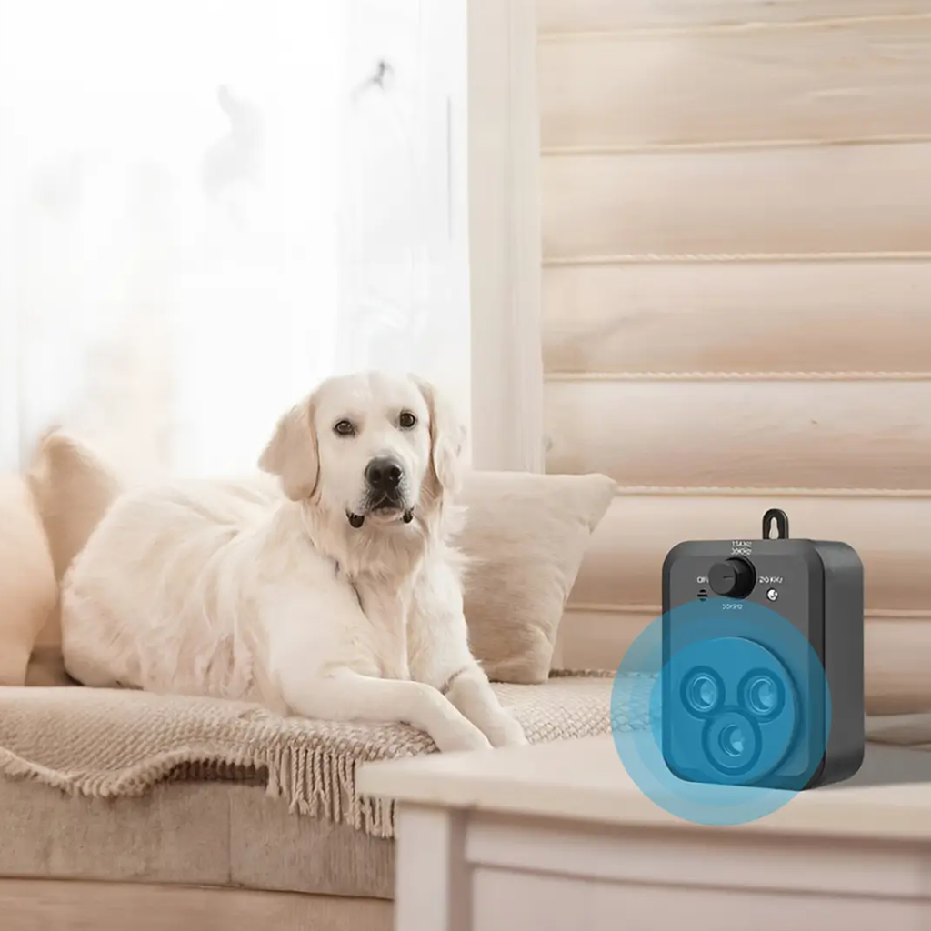 Rivelia Ultrasonic Dog Bark Deterrent training a dog the gentle way, rated 4.8 out of 5