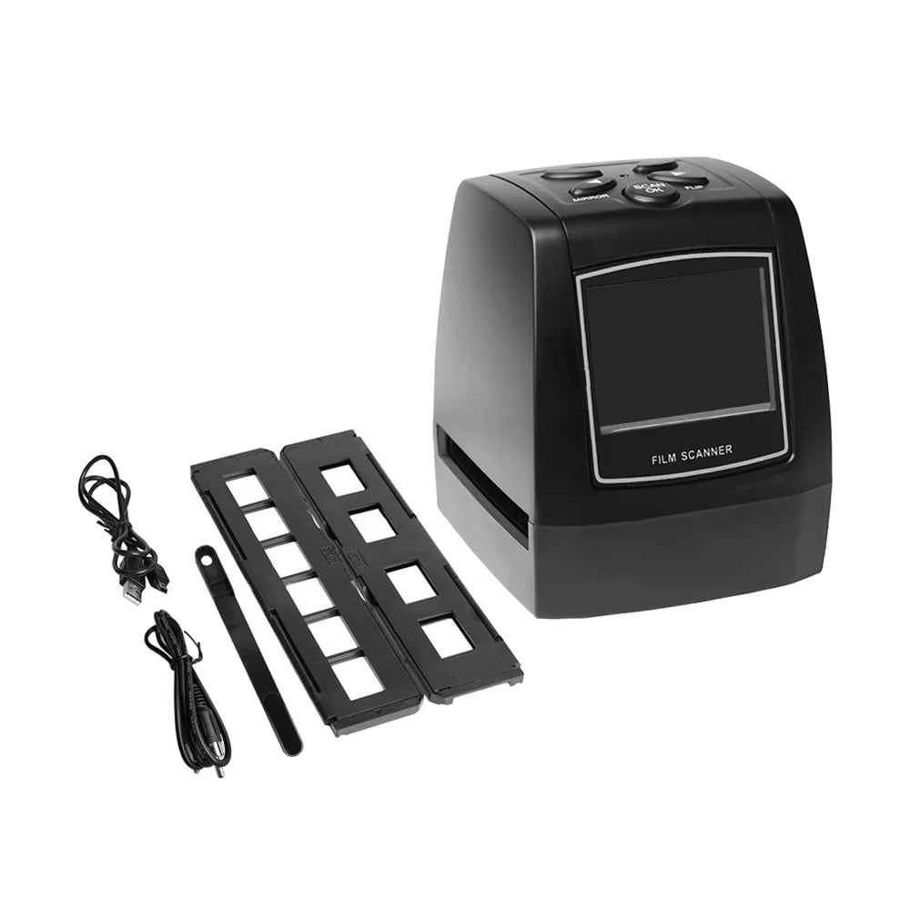 ScanArci Film Scanner with accessories on a white background