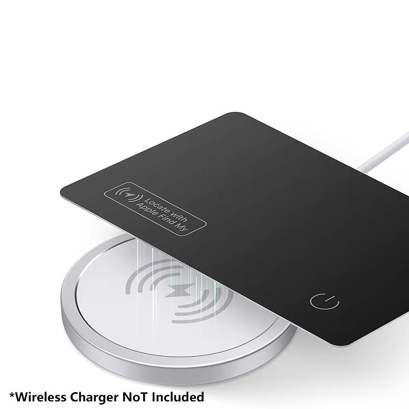 Wireless charging pad with Apple certification logo on a white background