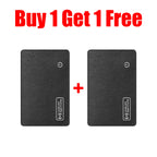 Tiverno Apple MFi Certified Wallet Tracker Card Two black rectangular devices with a '+' symbol and 'Buy 1 Get 1 Free' text above on a white background.