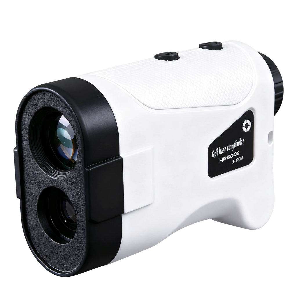 White and black Tiverno Golf Rangefinder on a white background