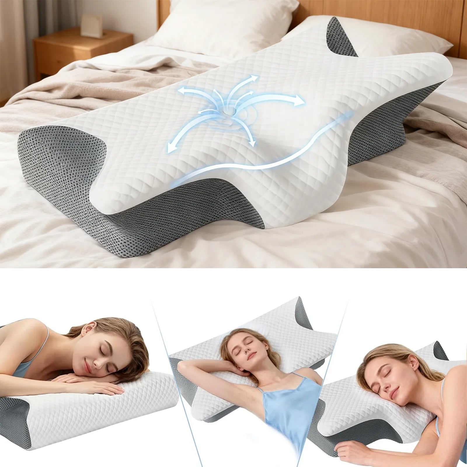 Truevista Memory Foam Pillow features