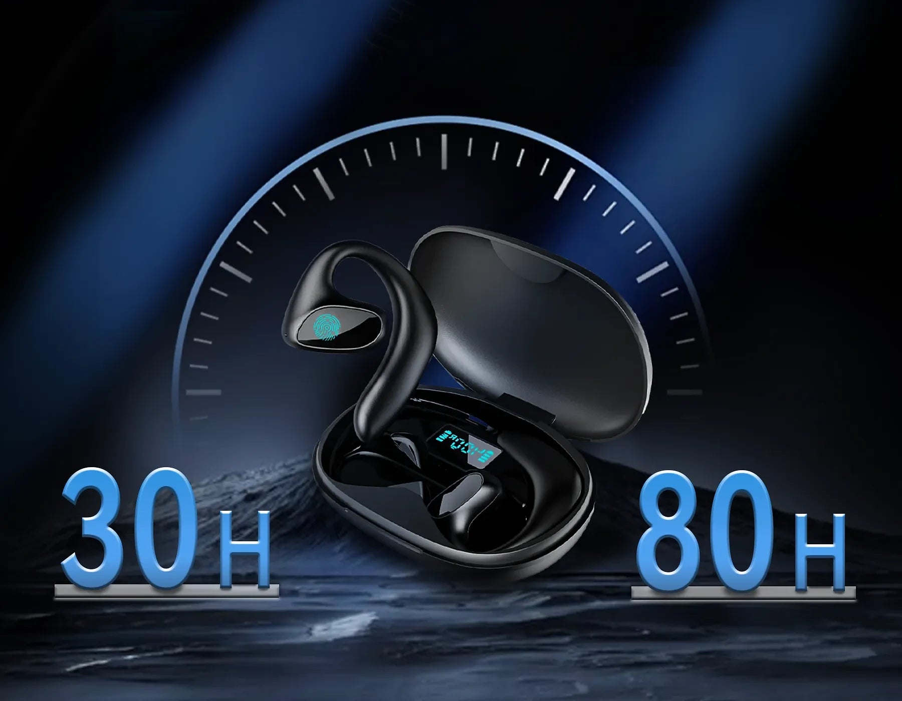 Vakoda AI Translation Earbuds ultra-long battery detail
