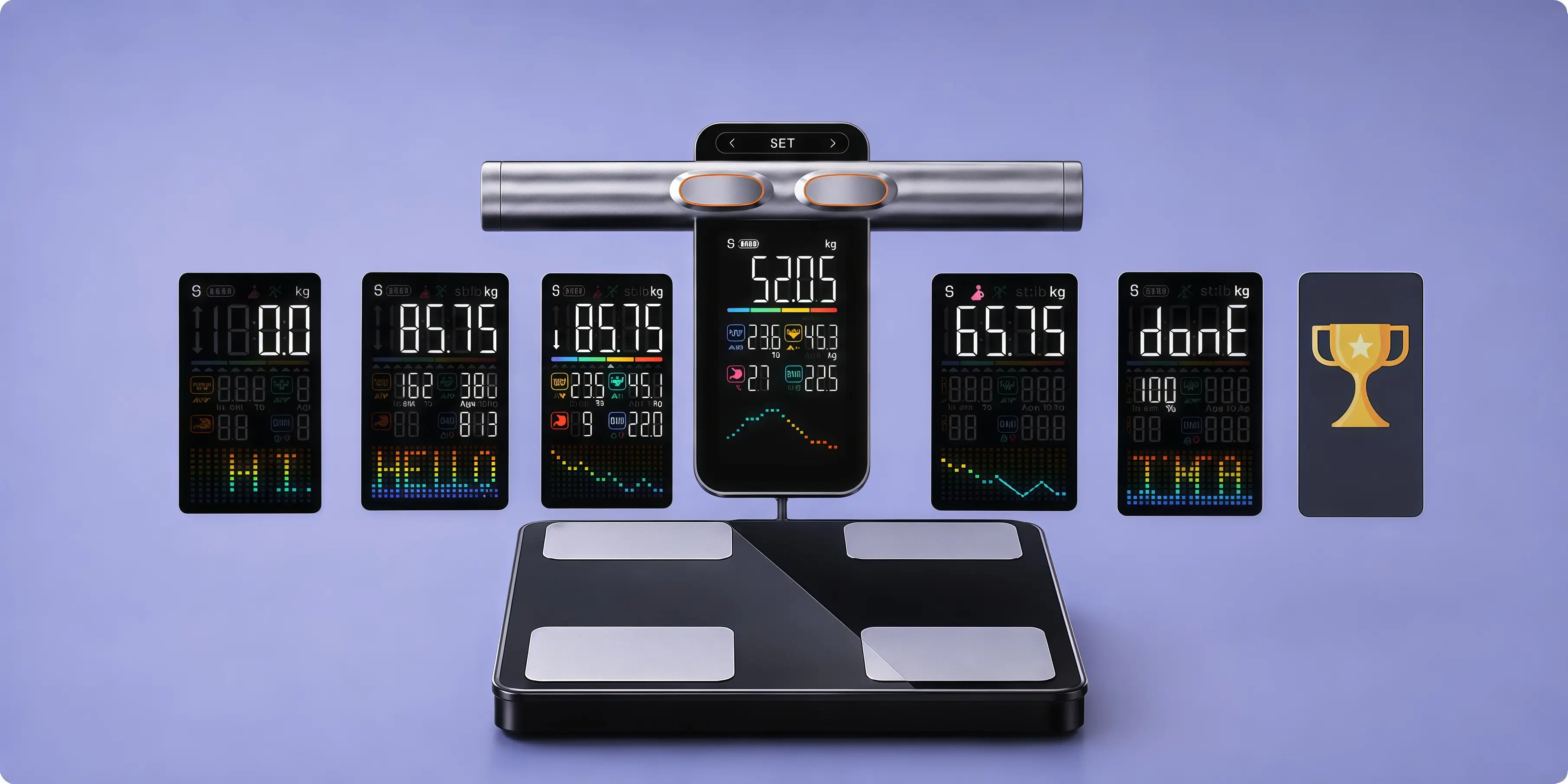 Vakoda FitScan full-colour interactive display