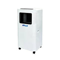 Vakoda Portable Air Conditioner - lifestyle view in living room showing smooth rolling wheels