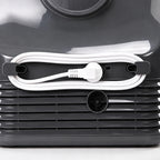 Vakoda Portable Air Conditioner built-in cable storage detail - keeps cables tidy and out of sight