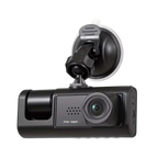 VisiDryve Dashcam with a suction cup on a white background