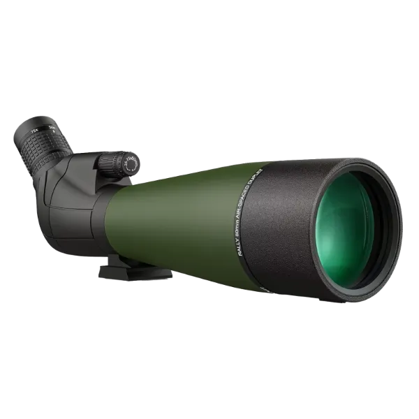 Green and black VistaPro Spotting Scope on a white background