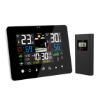 Zephytrak Home Weather Station with large display and smaller remote unit on a white background