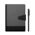 Gray and black ZihaBook Digital Notepad with a pen on a white background