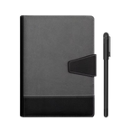 Gray and black ZihaBook Digital Notepad with a pen on a white background